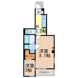 ケーズアヴェニールの物件間取画像